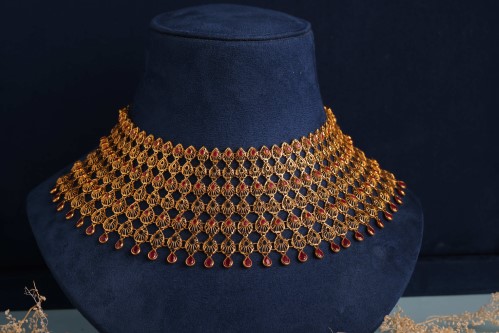 Gulf bridal gold necklace at JJ Jewellers